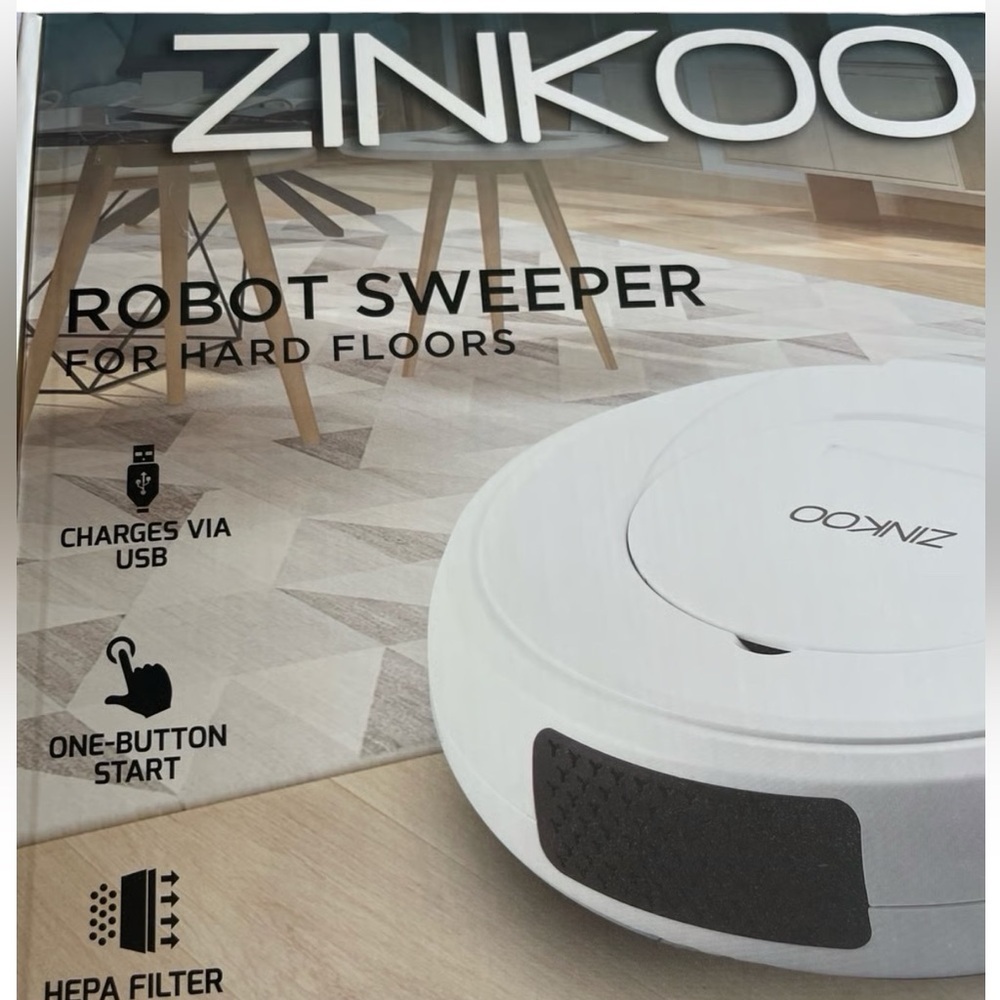 Robot Sweeper For Hardwood Floors New In Box SR1010RW Color White NIB
